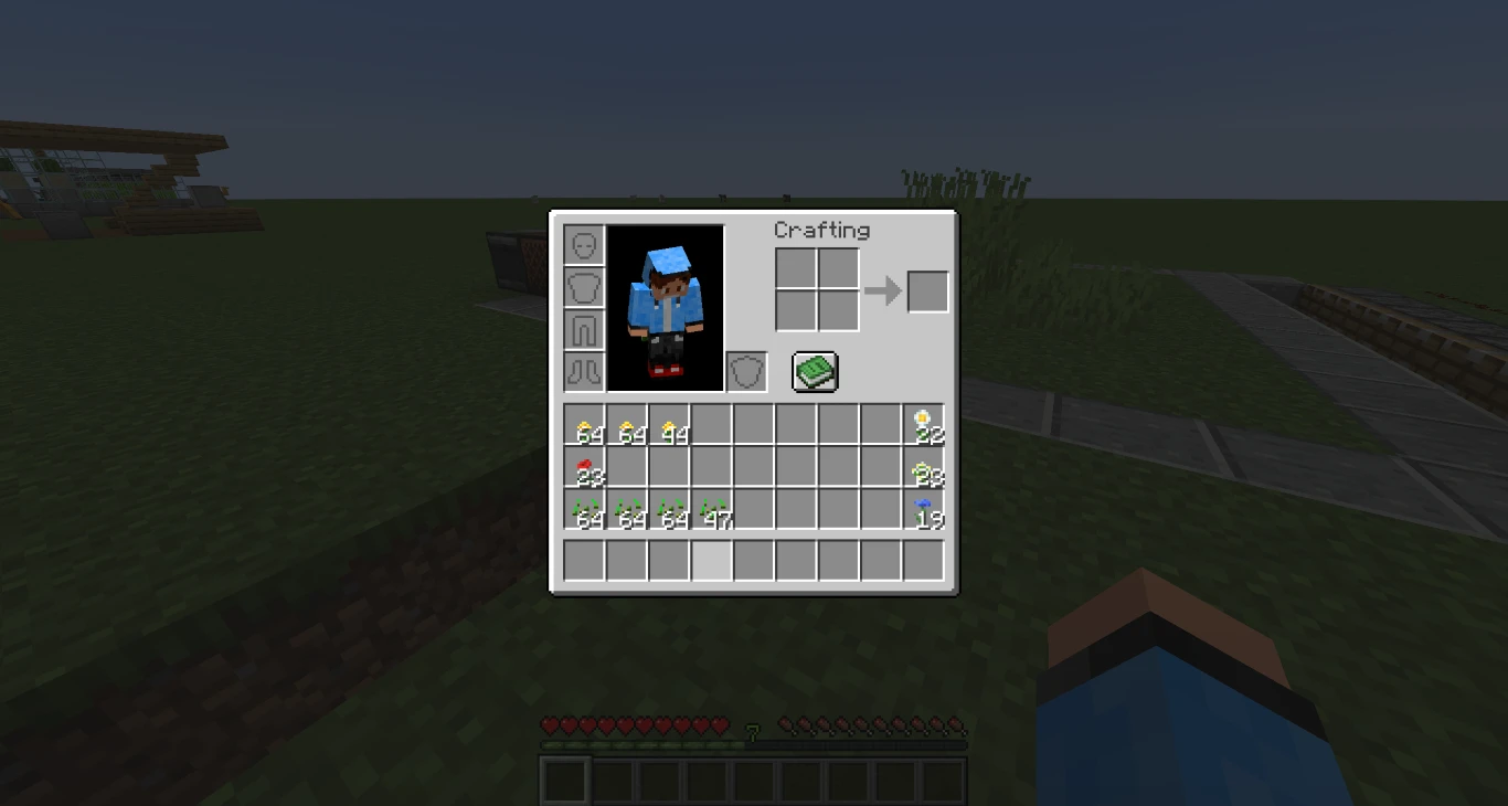 Minecraft Automatische Blumenfarm 7