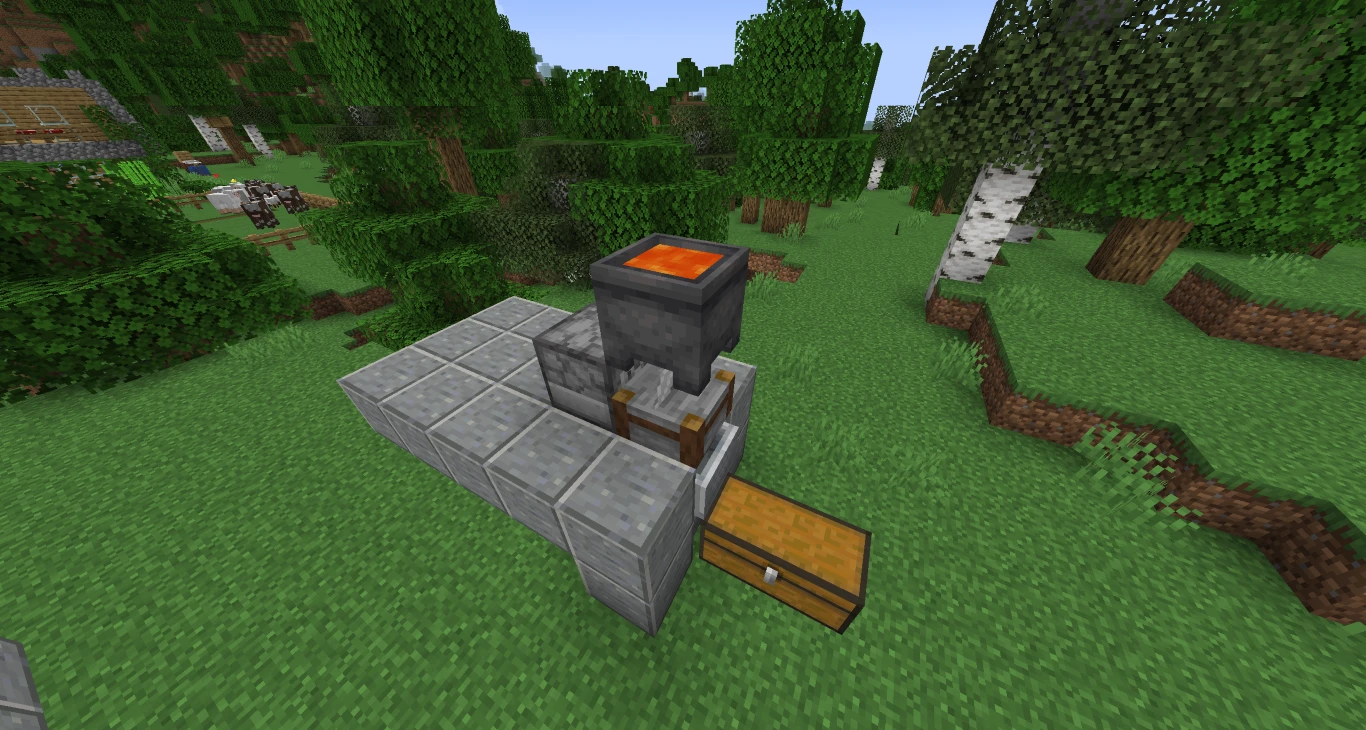 Minecraft Automatic Chicken Farm 4