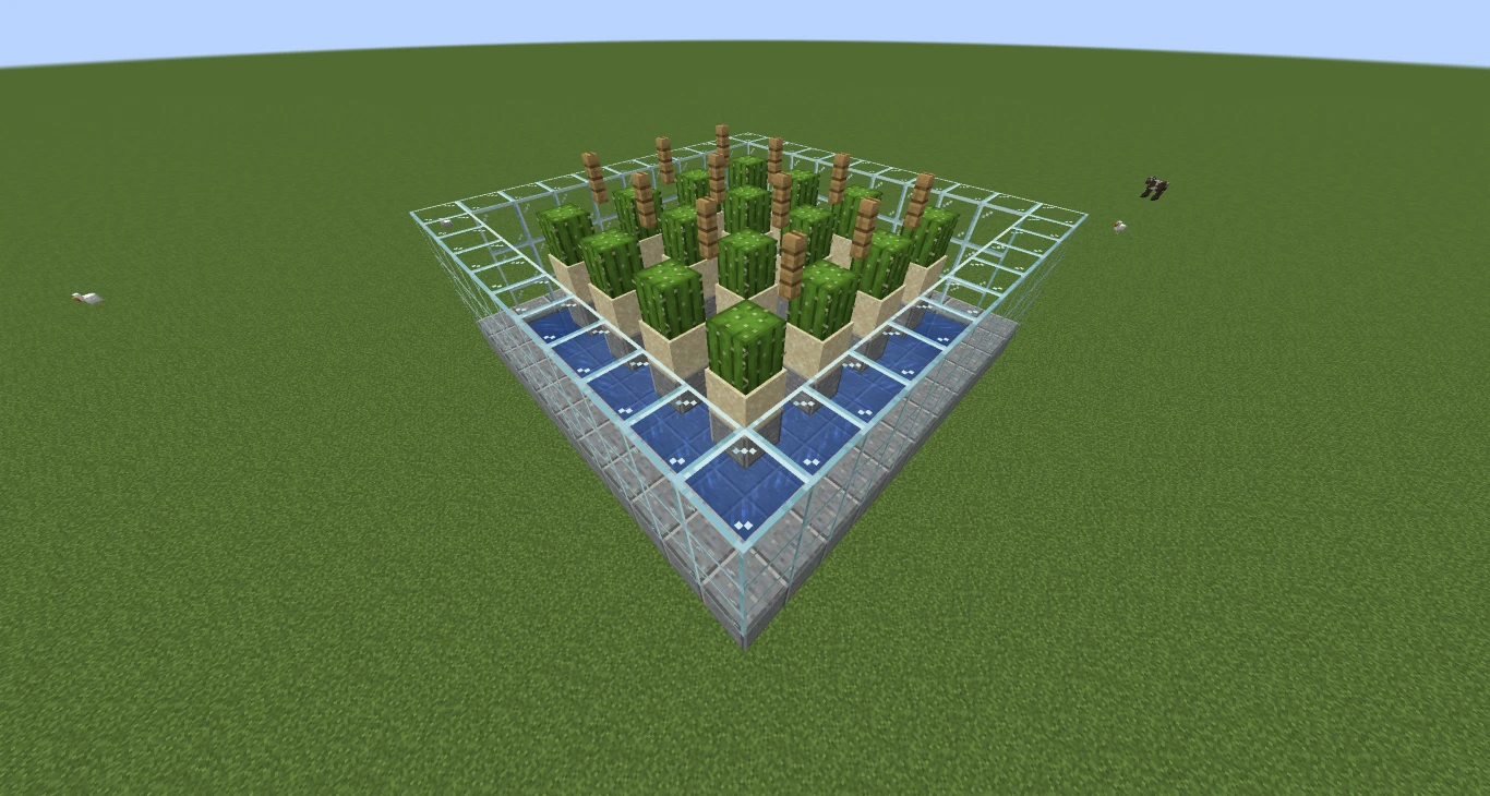 Minecraft Automatische Kaktusfarm 5