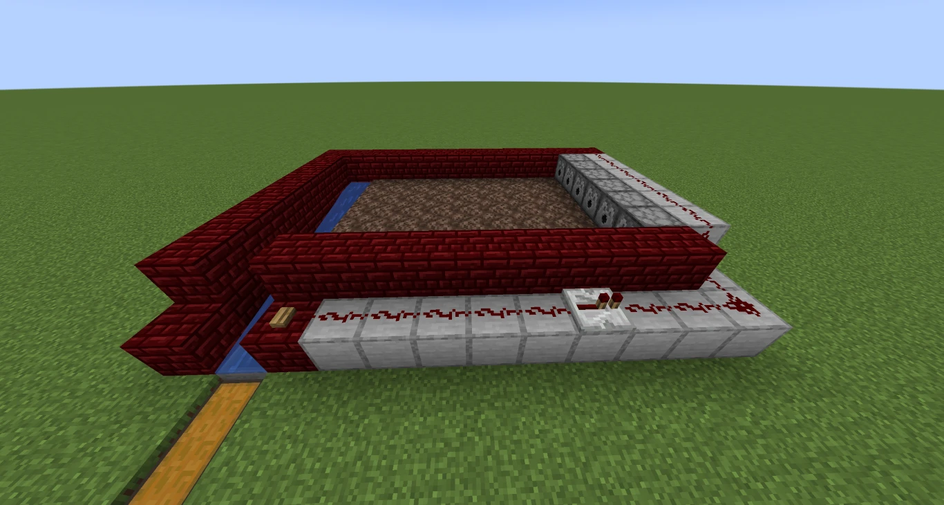 Minecraft Automatische Netherwart Farm 6