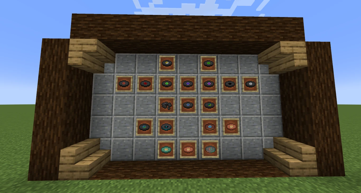 Ferme automatique de disques de musique Minecraft 1