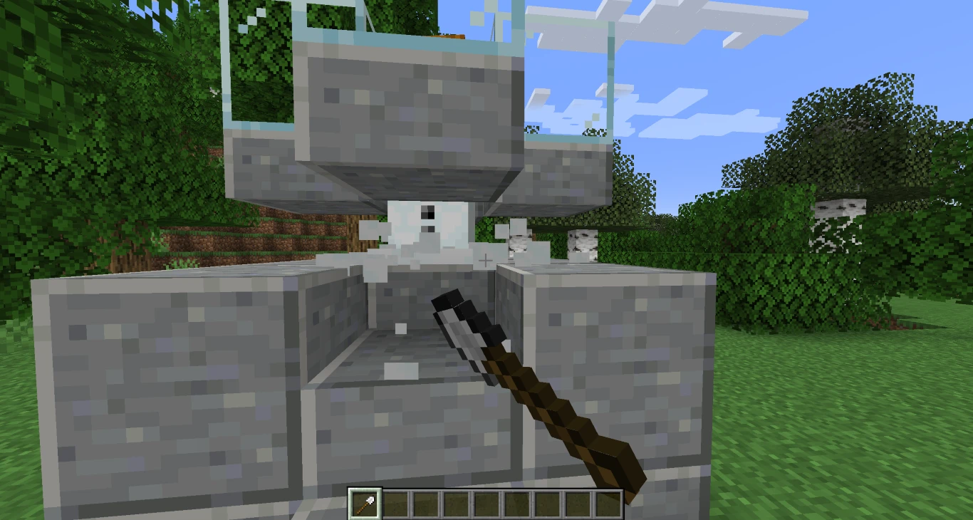 Minecraft Automatische Schneefarm 4