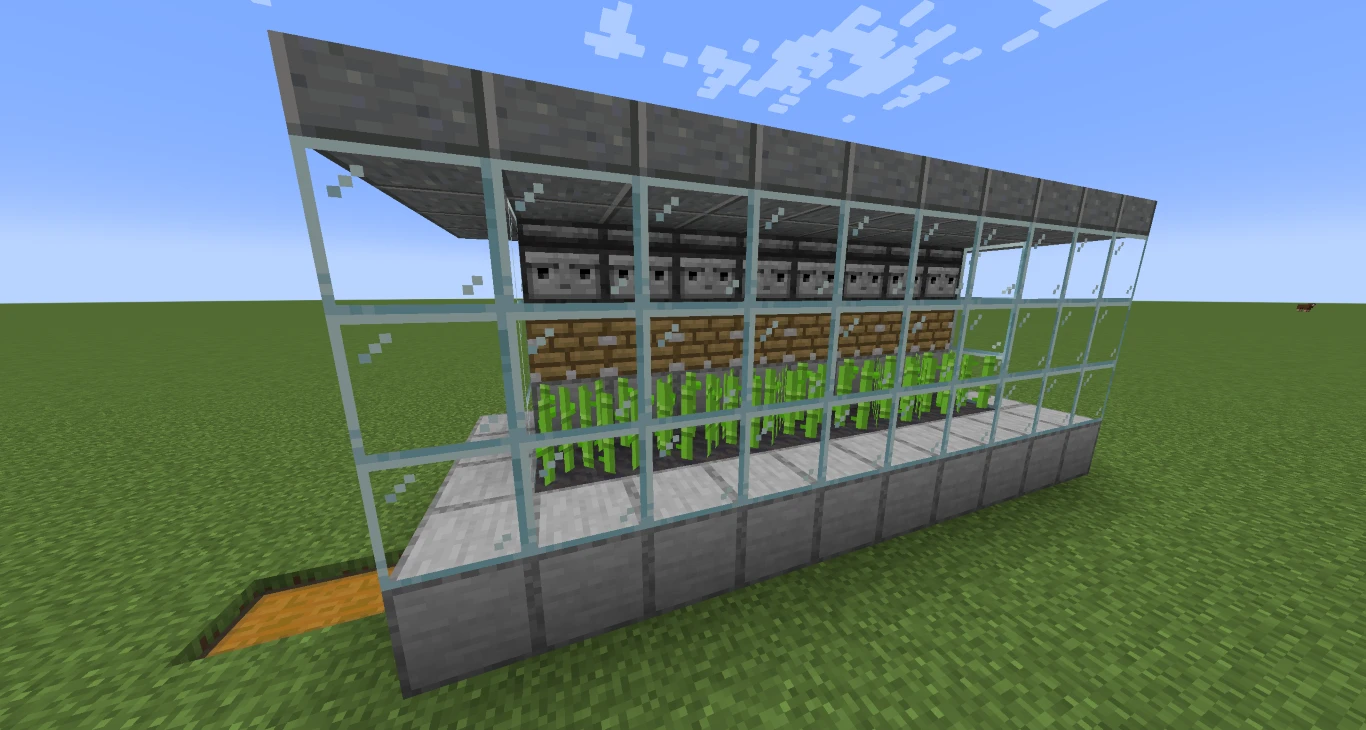 Ferme automatique de canne à sucre Minecraft Final