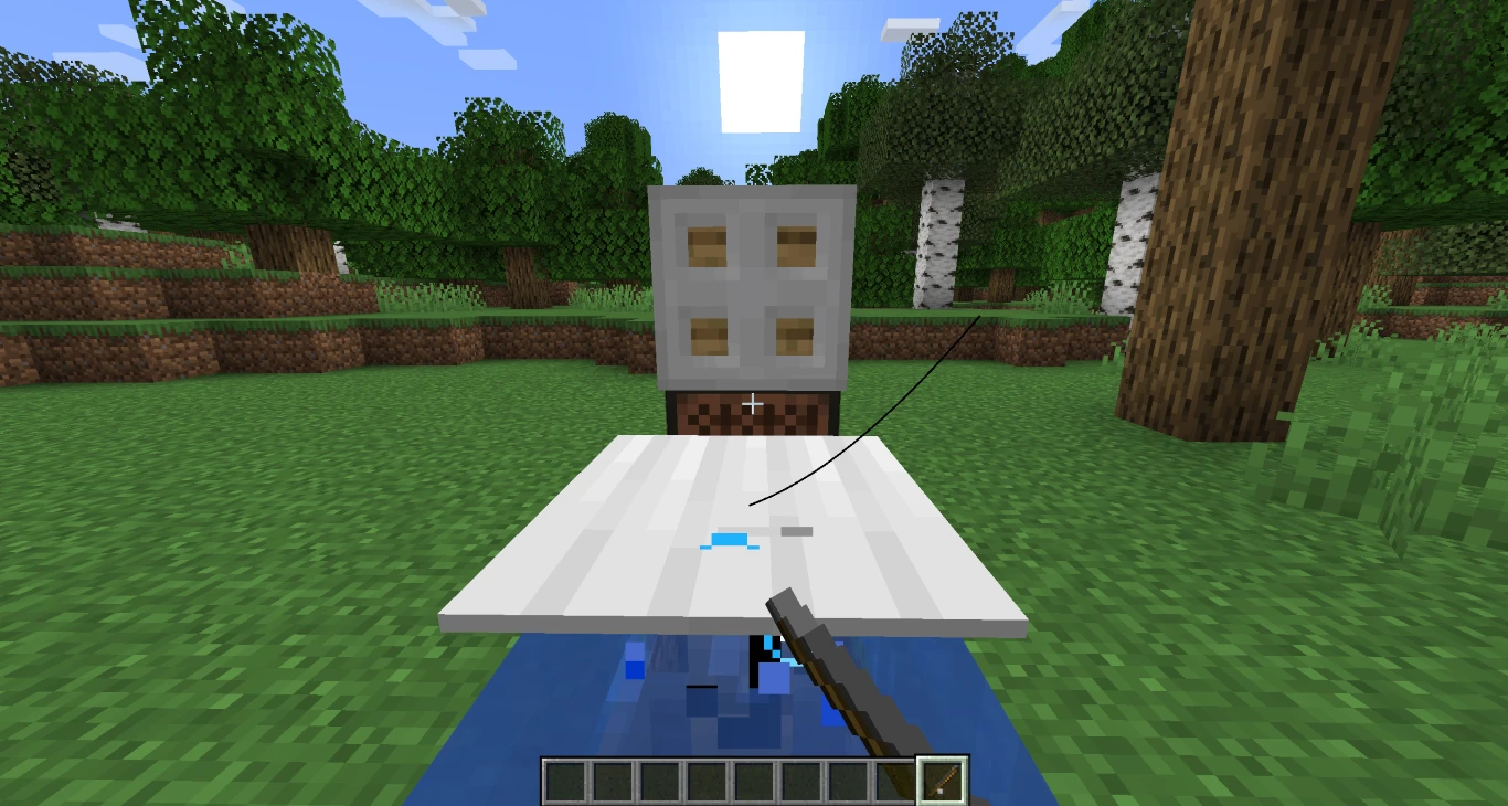 Minecraft Automatische Visvangst 3