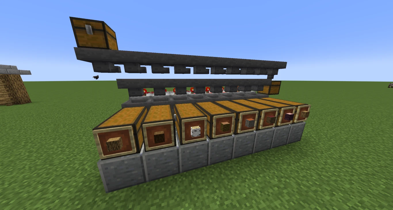 Minecraft Automatisches Lagersystem 6