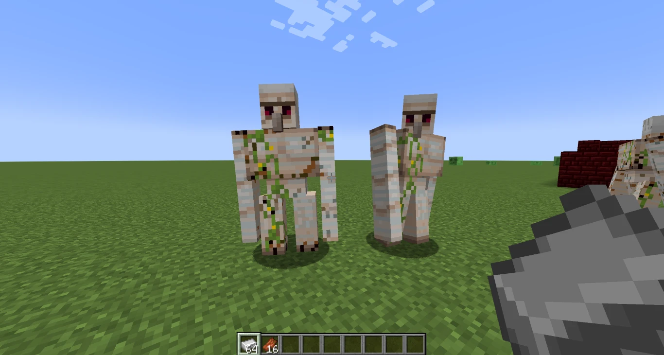 Defesa com Golem de Ferro no Minecraft 5