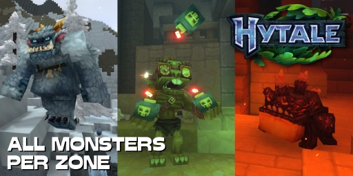 Guía de monstruos de Hytale: Todas las zonas, enemigos y consejos para vencerlos