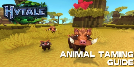 Hytale animal taming: livestock, feed, and products
