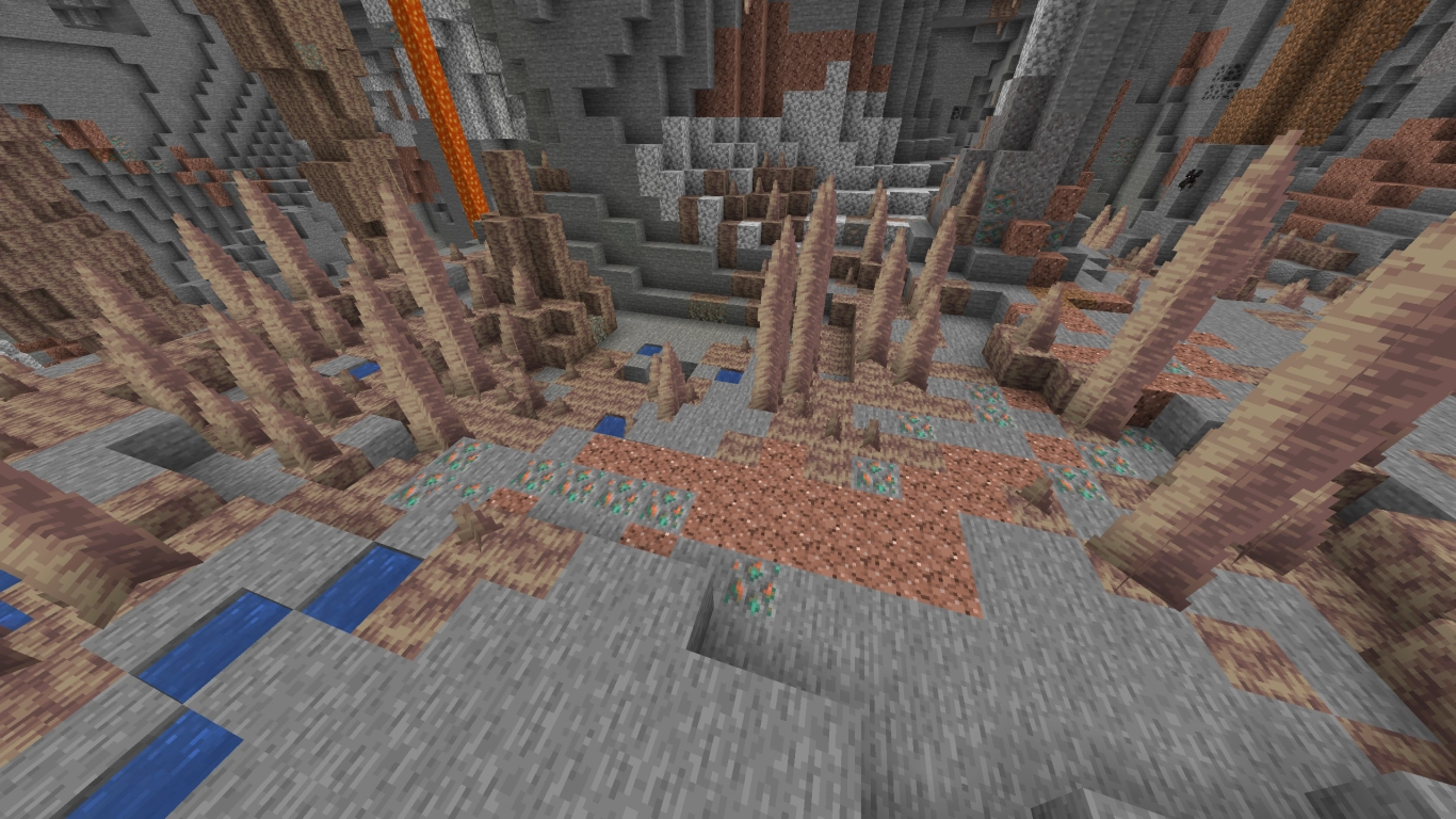 Finding copper veins in Minecraft