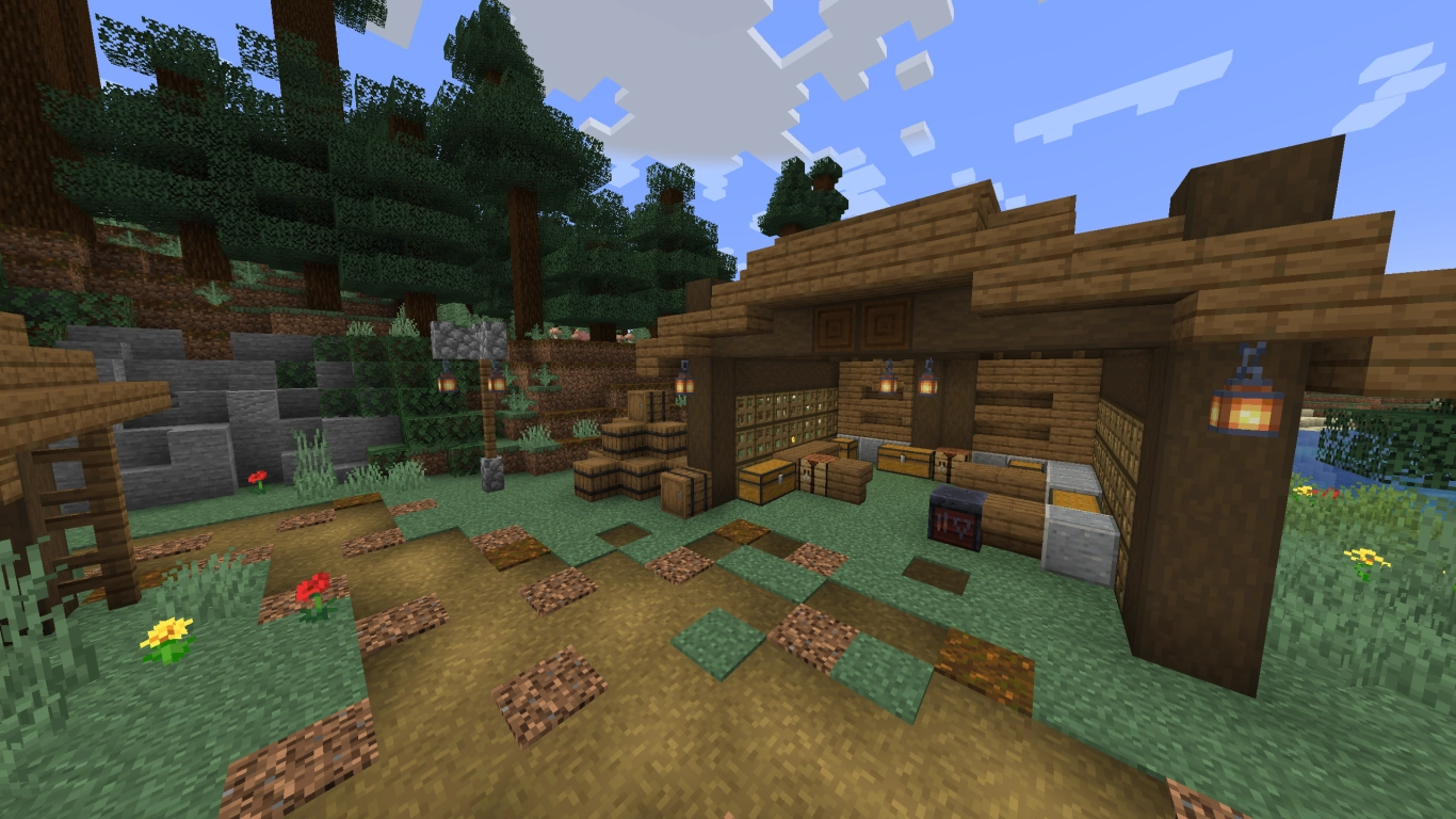 Materiali in armonia con l'ambiente in Minecraft