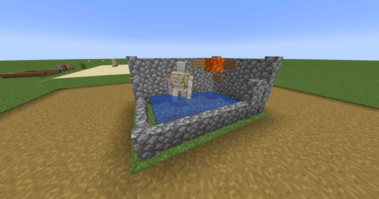 Minecraft Eisenfarm Golem