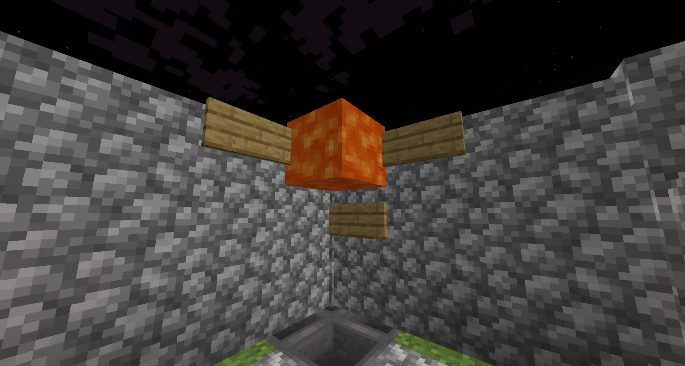 Minecraft Eisenfarm Lava