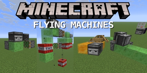 Build Minecraft flying machines: transport, farms & TNT
