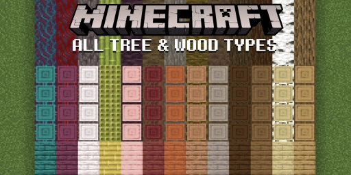 Minecraft wood types and trees: locations, saplings, colors