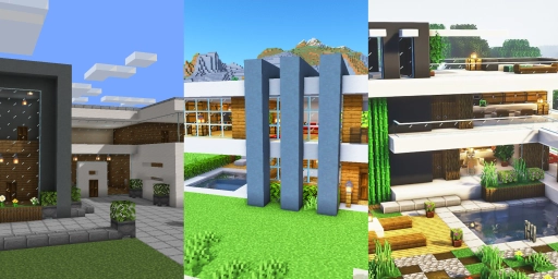 Build a modern Minecraft house: materials, tips, ideas