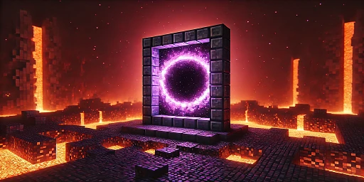 How to Build a Nether Hub: Travel Faster in the Minecraft World