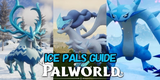 Guía de Pals de Hielo en Palworld: mejores combatientes, trabajadores y monturas