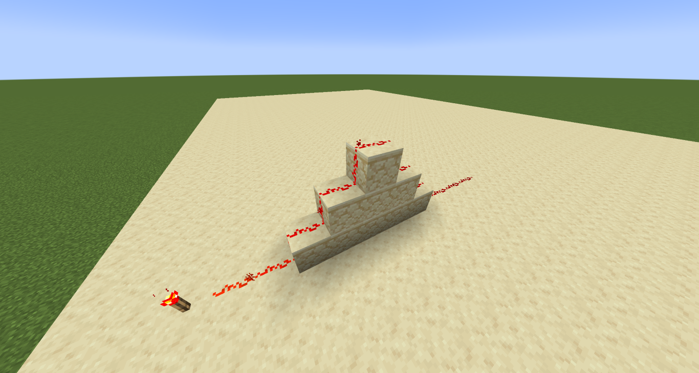 Minecraft Redstone Ligne