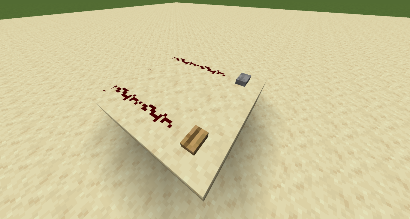 Botones de Redstone en Minecraft