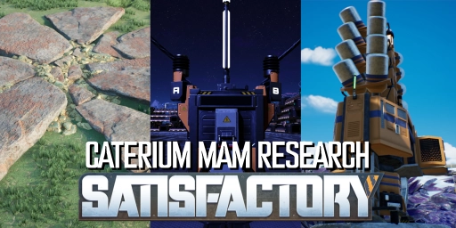 Satisfactory Caterium research: Zipline, power grid, geothermal