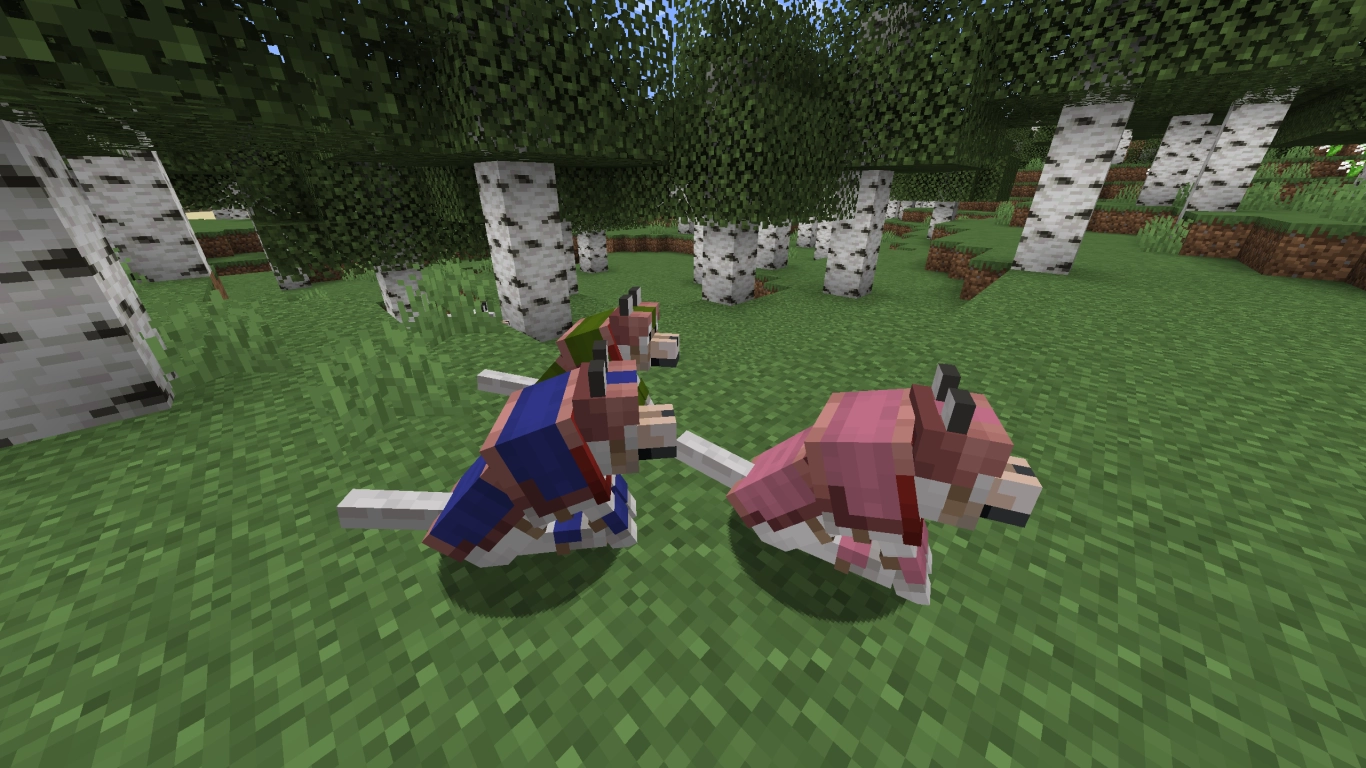 Características da armadura de lobo no Minecraft