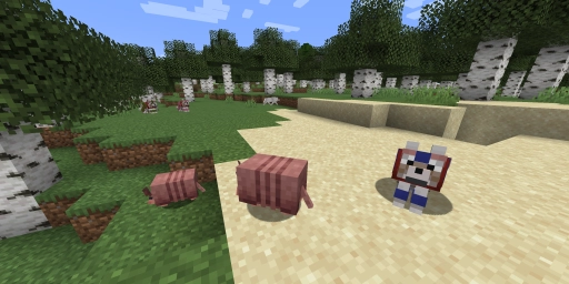 Wölfe und Gürteltiere in Minecraft: Tipps zur Hornschild-Farm