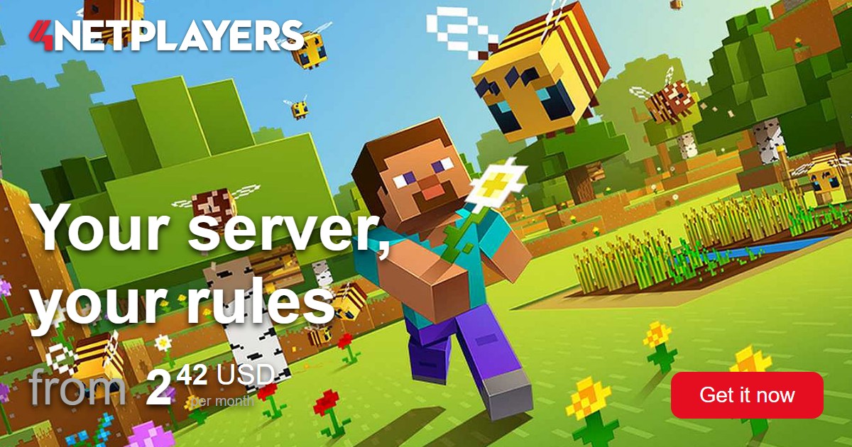 Minecraft Server hosting from 2.45$/month
